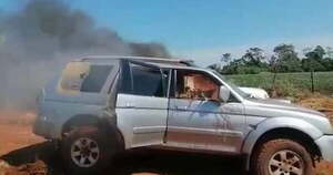 Reportan enfrentamiento y quema de vehículos en Yasy Cañy - Noticiero Paraguay