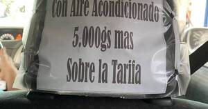La Nación / Para viajar con aire acondicionado piden pagar G. 5.000 más