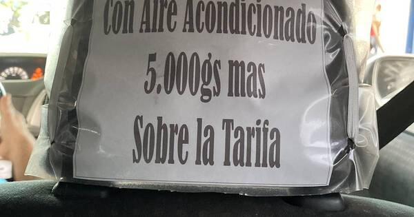 La Nación / Para viajar con aire acondicionado piden pagar G. 5.000 más