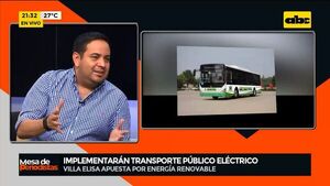 Implementarán transporte público eléctrico en Villa Elisa - Mesa de Periodistas - ABC Color