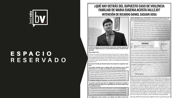 ESPACIO RESERVADO: Intención de Ricardo Daniel Sasiain Sosa