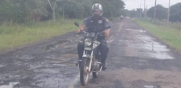 En Unión reclaman al Ministerio de Obras recapado de ruta - Nacionales - ABC Color