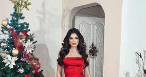 La Nación / La virreina universal Nadia Ferreira celebró la Nochebuena junto a su familia
