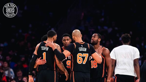 Los New York Knicks festejan en Navidad