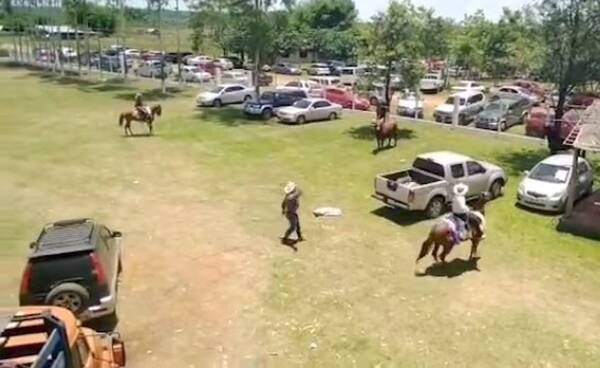 Crónica / Cornudo no quería saber nada de dar un show: el rollo corrió tras él