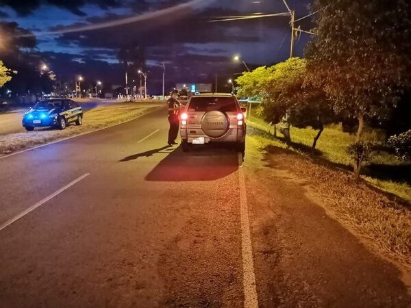 Patrulla Caminera detecta 80 ebrios al volante en Navidad