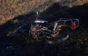 Motocicleta se incendia en plena marcha - ABC en el Este - ABC Color