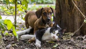 Tras divorciarse, sujeto es obligado a pagar pensión alimenticia al gato y los cinco perros de su exesposa