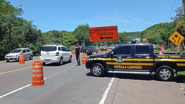 Caminera registra 60.000 vehículos en operativo retorno tras Navidad