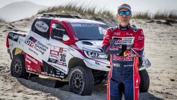 Giniel de Villiers da positivo al COVID y podría perderse el Dakar 2022