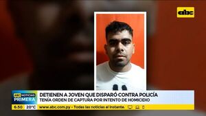 Detienen a joven que disparó contra policía - ABC Noticias - ABC Color