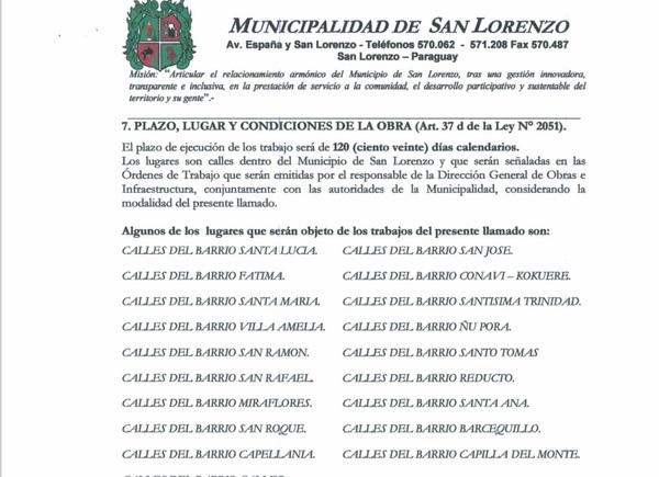Que no se repita aquello de: "Gasté G. 600 millones en reparación de calles, pero no me pregunten donde están" » San Lorenzo PY