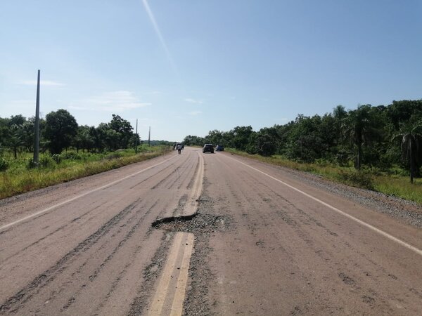 Preocupa mal estado de la ruta Concepción- Vallemi