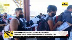 Puerto Falcón: Suma cantidad de personas para ingreso a Paraguay - A La Gran 7-30 - ABC Color