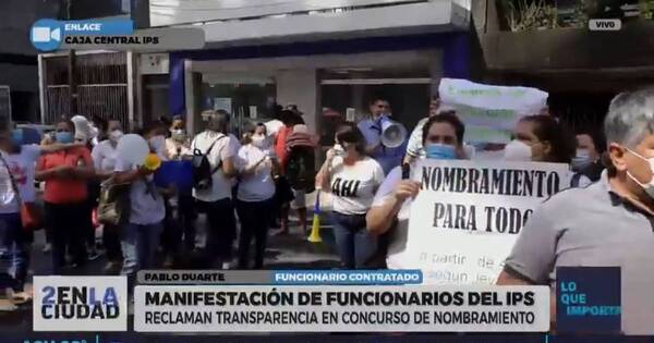 La Nación / Funcionarios de IPS denuncian presuntas irregularidades en nombramientos