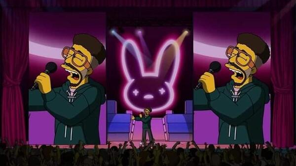 ¡Bad Bunny en los Simpson! En un clip musical, ayudó a Homero a reconciliarse con Marge - Megacadena — Últimas Noticias de Paraguay