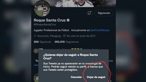 Varios olimpistas dejan de seguir a Roque en redes