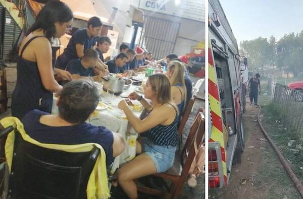 Crónica / Apenas recibieron “las 12” y ya se activaron las alarmas por incendio