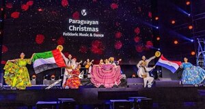 Paraguay deslumbra con su arte en fiesta de Navidad en la Expo Dubái