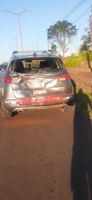 Triple Choque sobre la Ruta PY06 deja cuantiosos daños materiales