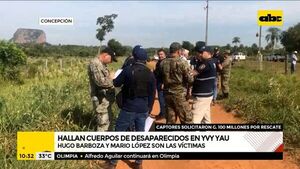Hallan el segundo cuerpo en Yby Yaú - A La Gran 7-30 - ABC Color