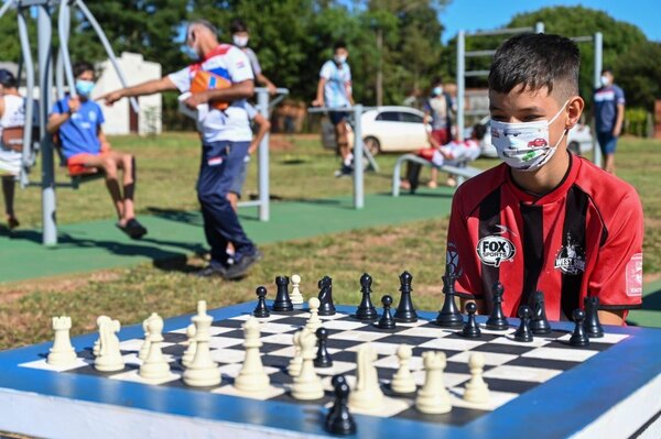 San Pedro del Paraná habilitó su primera Plaza Deportiva SND