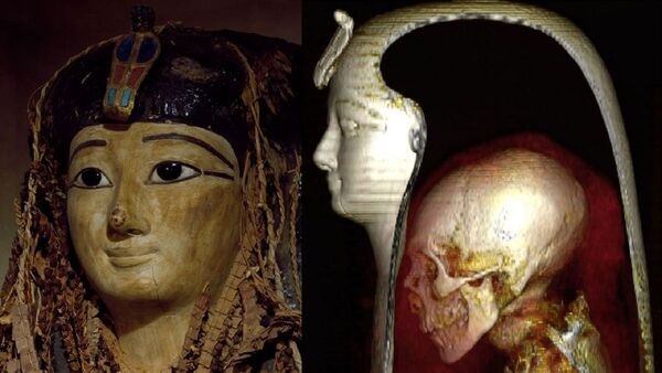 Tomografía computarizada revela datos de la momia de Amenhotep I