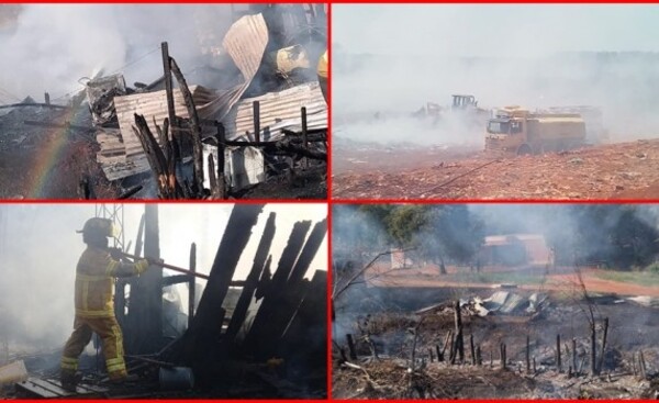 Bomberos están saturados y dos camiones quedaron descompuestos
