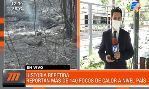 Reportan más de 140 focos de calor a nivel país | Telefuturo