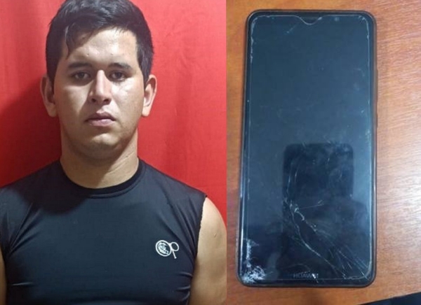 Suboficial fue detenido por cuidacoches tras robar un celular - Noticiero Paraguay