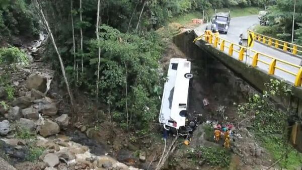 Colombia | Siete muertos en un accidente de autobús en la ruta Medellín - Bogotá