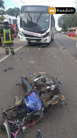 En accidente fallece un motociclista de Villa Elisa