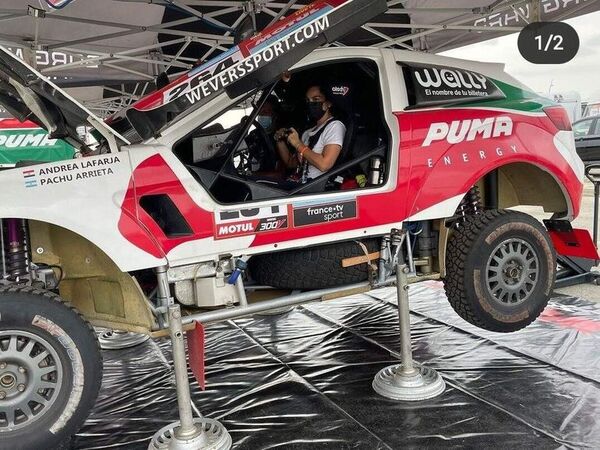 La segunda experiencia de Andrea Lafarja en el Dakar - Polideportivo - ABC Color