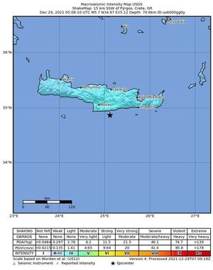 Terremoto de magnitud 5,7 sacude isla griega de Creta y no deja víctimas - Mundo - ABC Color