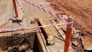 Cayó al  alcantarillado y se reventó la cabeza