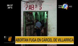 Abortan plan de fuga en cárcel de Villarrica | Telefuturo