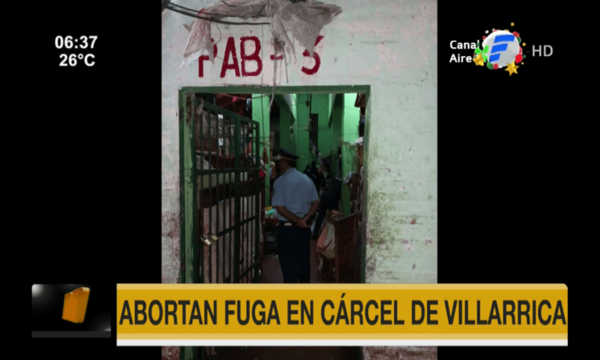 Abortan plan de fuga en cárcel de Villarrica | Telefuturo