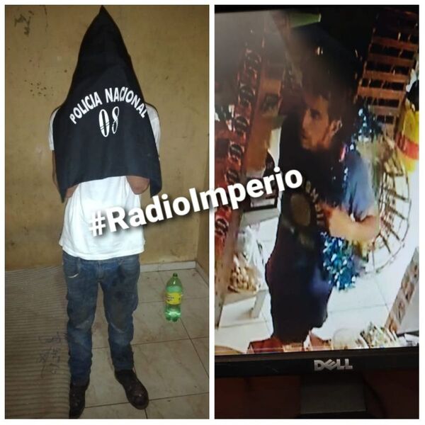Recuperan celular hurtado y detienen a presunto autor con frondosos antecedentes