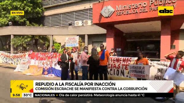 Repudio sobre la corrupción frente a la Fiscalía General del Estado - ABC Noticias - ABC Color