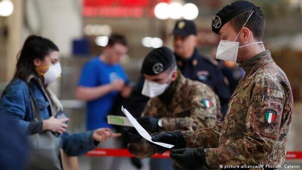 Italia despliega al Ejército para hacer test de coronavirus en el norte del país - .::Agencia IP::.