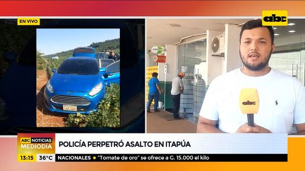 Efectivo policial perpetró asalto en Itapúa - ABC Noticias - ABC Color
