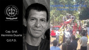 EMOTIVA DESPEDIDA DEL BOMBERO VOLUNTARIO FUNDADOR, HERMINIO DUARTE. - Itapúa Noticias