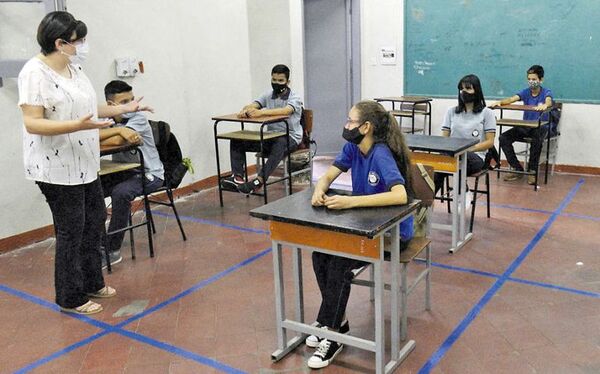 Docentes no vacunados: MEC propone que se los someta a test rápido cuando clases sean presenciales  - Nacionales - ABC Color