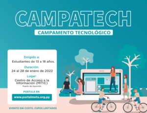 CAMPATECH: Entretenimiento y aprendizaje para jóvenes amantes de la tecnología - Megacadena — Últimas Noticias de Paraguay