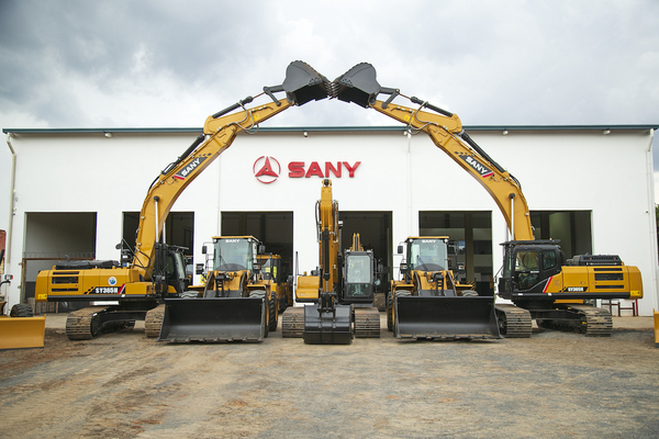 SANY se abre espacio dentro del mercado mundial de máquinas