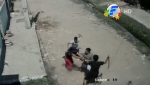 Un herido grave tras pelea a machetazos en Asunción
