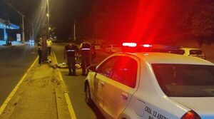 Motociclista pierde la vida luego de chocar contra una columna sobre la Transchaco - Nacionales - ABC Color