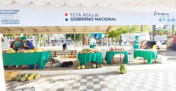 Hasta agotar stock se realiza la Feria Granjera en la Costanera de Asunción