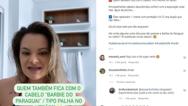 Brasileña dijo que rubias paraguayas tienen "cabello de paja"