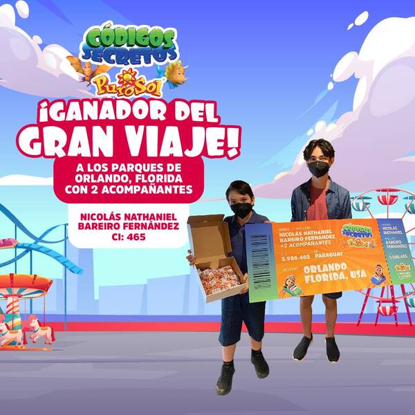 Crónica / PuroSol premió al ganador de su promo Códigos Secretos